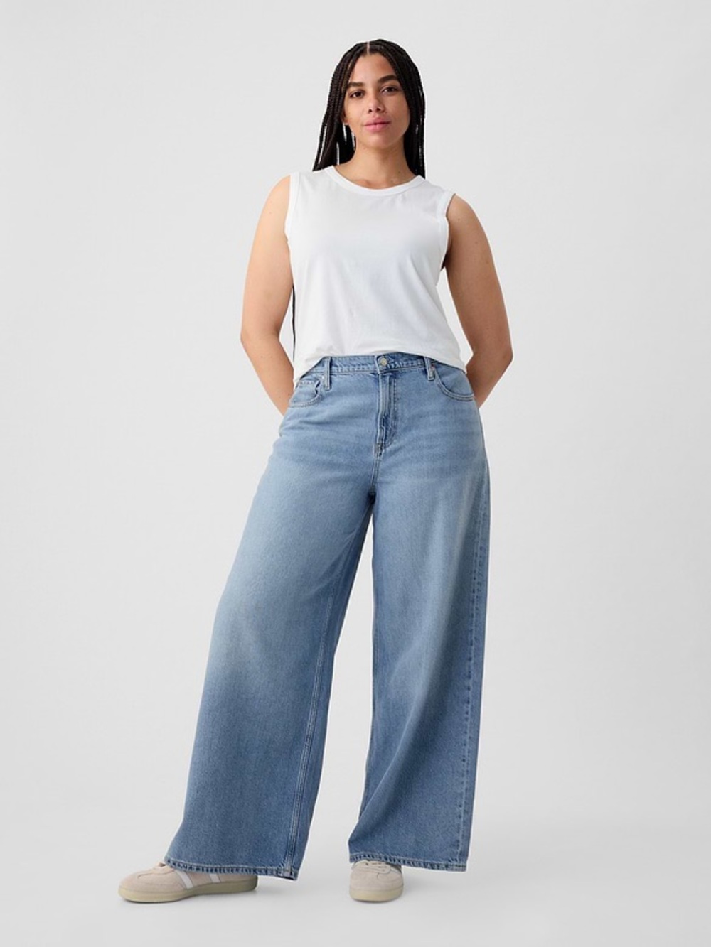 ✨ GAP Women’s Baggy Mid Rise UltraSoft Denim Jeans Size 29/8R